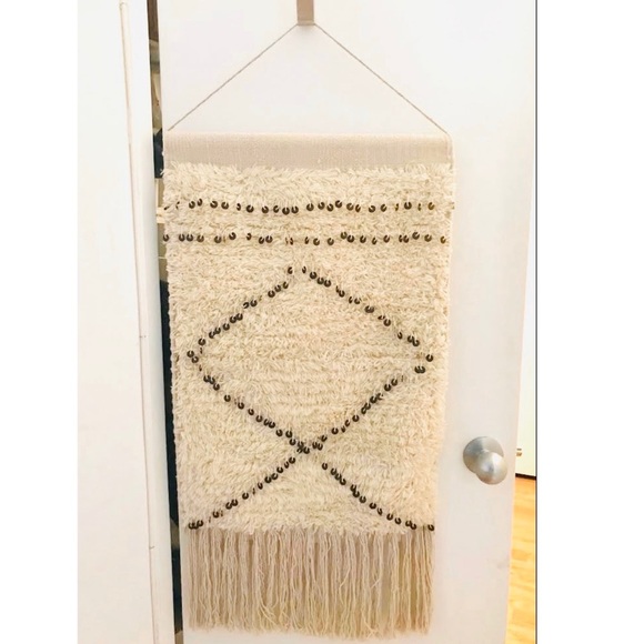 None Other - Moroccan Beni Style Sequin Wall Tapestry